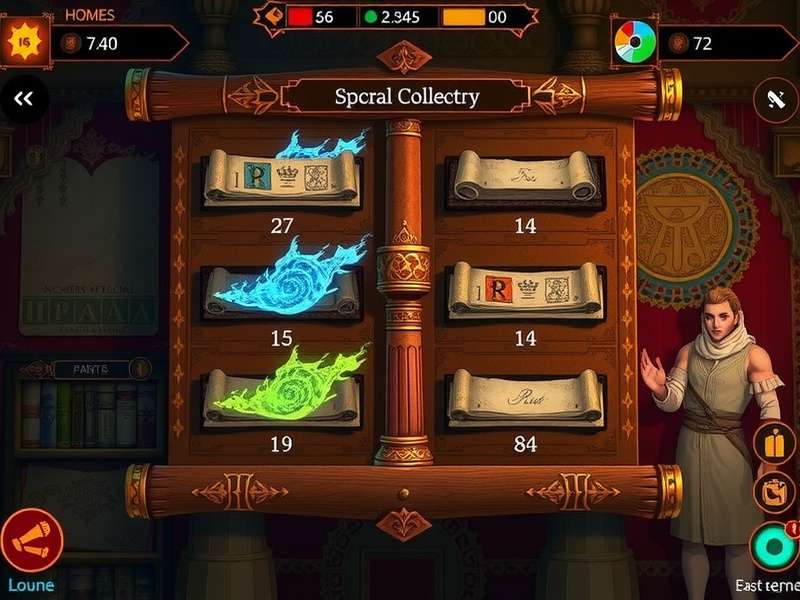 Pune Dominion Ancient Scrolls scroll collection interface